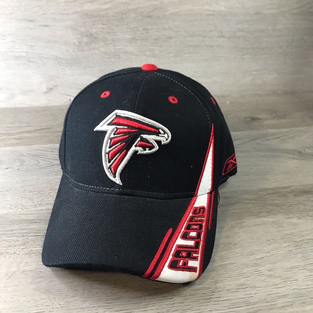 Reebok Atlanta Falcons NFL Equipment Red/Black Hat Cap.